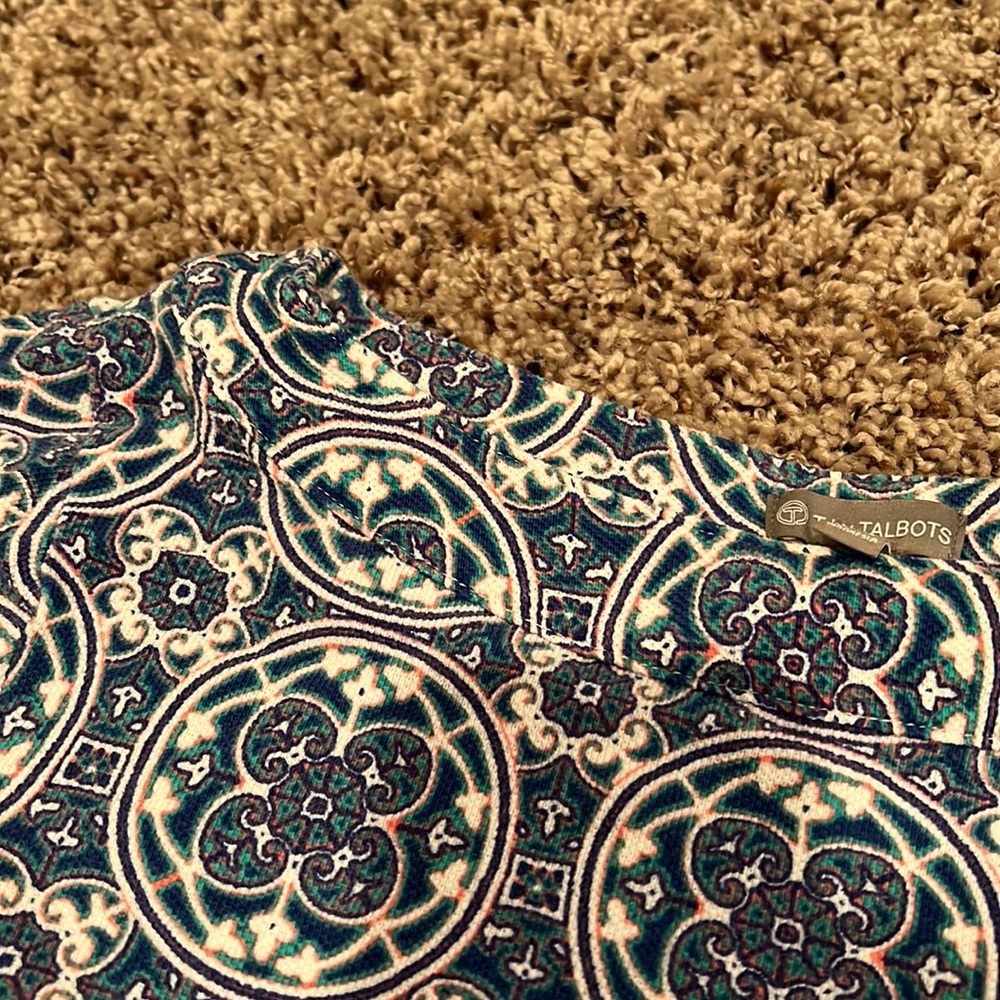 Talbots 3/4 Sleeve Shirt - Picture 3 of 8
